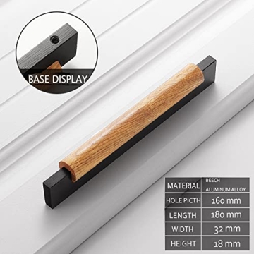 Elevate Your Decor with Mcredy Wood Cabinet Pulls