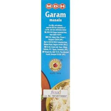 MDH Garam Masala (Blend of Spices), 3.5-Ounce Boxes