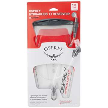 Osprey Hydraulics LT 2.5L Water Reservoir with Bite Valve, Red