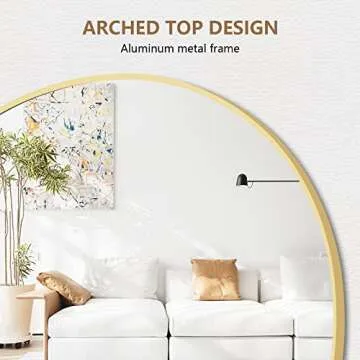 Nuttuto Arched Full Length Mirror - Stylish and Versatile