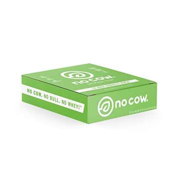 No Cow Best Seller Variety Pack, 20g Plant Based Protein, Keto Friendly, Low Sugar, Dairy Free Gluten Free, Vegan, High Fiber, Non-GMO, 2.12 Ounce (Pack of 12)