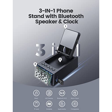 Bluetooth Speaker & Phone Stand - CHIFENCHY Gift