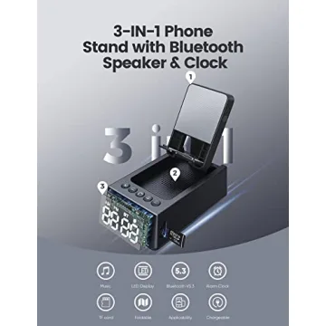Bluetooth Speaker & Phone Stand - CHIFENCHY Gift