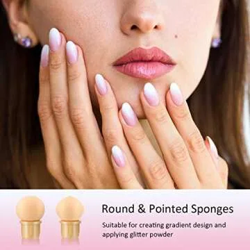 Maitys Ombre Nail Sponges Kit for Stunning Gradient Effects