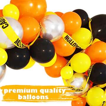 Erweicet 120-Piece Construction Party Balloon Garland Kit