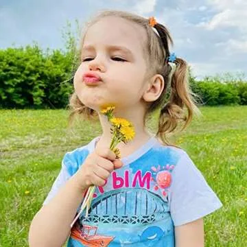 Vibrant 128PCS Flower Hair Claw Clips for Kids and Teens