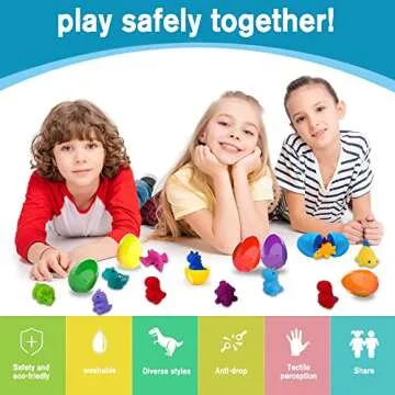 JOICEE Dinosaur Squishy Toy Eggs for Easter Fun