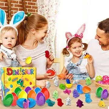 JOICEE Dinosaur Squishy Toy Eggs for Easter Fun