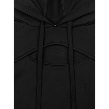 LASLULU Women's Fuzzy Cropped Hoodie - Chic & Cozy Sweatshirt