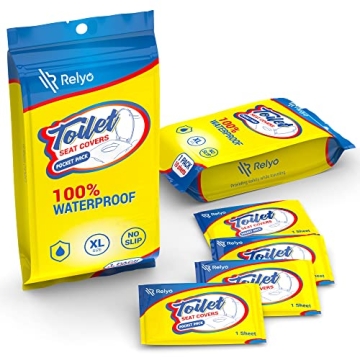 Extra-Large Waterproof Toilet Seat Covers for Travel