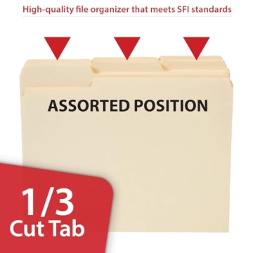 Durable Staples Manila File Folders for Organization