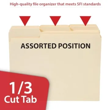 Durable Staples Manila File Folders for Organization