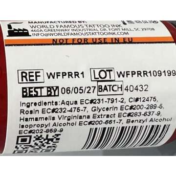 World Famous Asian Tattoo Ink, Vegan and Professional Ink, Made in USA, Master Mike 16-Color Asian (Set of 16), 1 oz