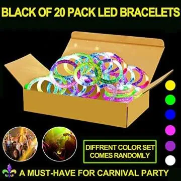 Colorful Glow Bracelets for Parties & Celebrations