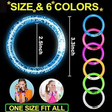 Colorful Glow Bracelets for Parties & Celebrations