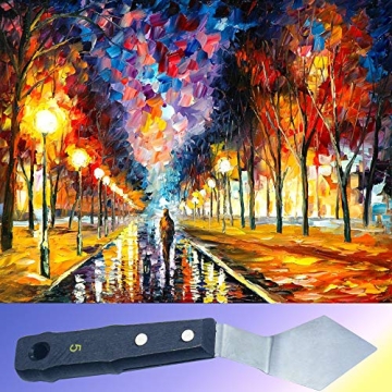 Aokbean Big Metal Palette Knives Set for Artists