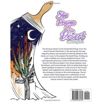 She Dreams of the Desert: An Enchanting Adult Coloring Book