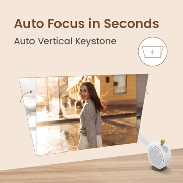 BenQ GV31 Portable Projector with Android TV and Bass Speaker