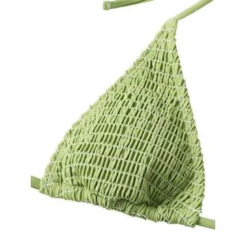 Elegant Women's 2 Piece Triangle Bathing Suit for Summer Fun