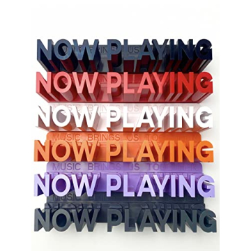 WPESI Now Playing Vinyl Record Stand Wall Mount,Vinyl Record Wall Mount Display Vinyl Wall Mount Alb...