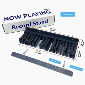 Stylish Vinyl Record Wall Mount - Display Your Albums Elegantly