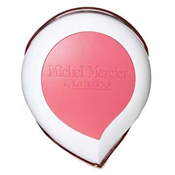 Michel Mercier Travel Hair Brush - Wet Dry Detangling Brush Curly Hair Brush for Women and Men Compa...