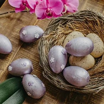 Standable Wooden Easter Eggs for Creative Crafts