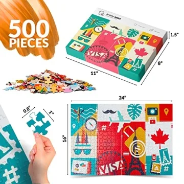 Be Better 500-Piece Jigsaw Puzzle for Adults - Abstract Fun