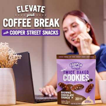 Cooper Street Brownie Biscotti - Light, Low Calorie Treats