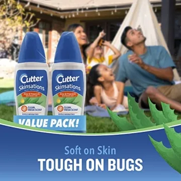 Cutter Skinsations DEET Insect Repellent for Mosquito & Tick Protection