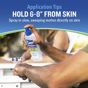 Cutter Skinsations DEET Insect Repellent for Mosquito & Tick Protection