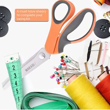 Makasla Pinking Shears for precise fabric cutting