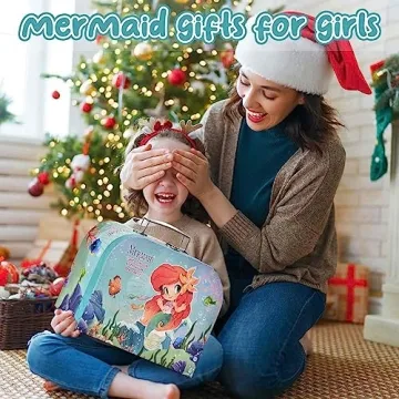 Lajeje Mermaid Tea Party Set for Girls 3-12