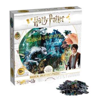 Top Puzzles Harry Potter Magical Creatures 500 Piece Jigsaw Puzzle Game, piece together the forbidde...
