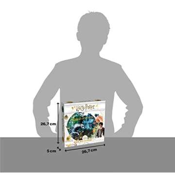 Top Puzzles Harry Potter Magical Creatures 500 Piece Jigsaw Puzzle Game, piece together the forbidden forest including Acromantula and Pixies, gift and toy for ages 10 plus