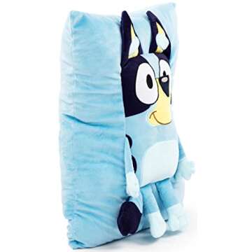 Bluey Snuggle Pillow - Ultra-Soft Decorative Plush for Cozy Vibes