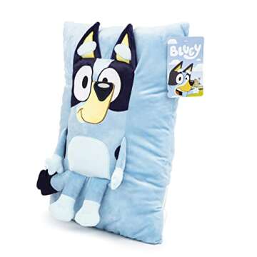 Bluey Snuggle Pillow - Soft and Cozy Plush Cushion