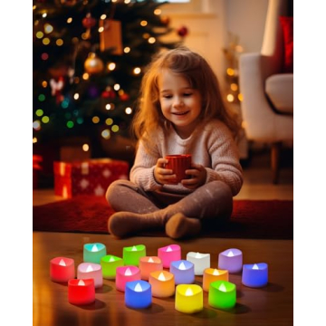 Multi Color Changing Tea Lights - 24-Pack