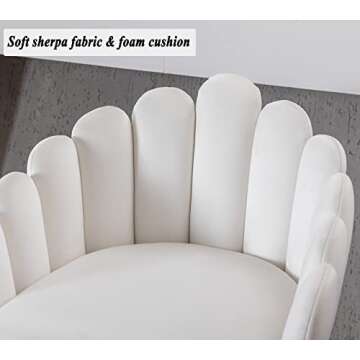 DUOMAY Modern Velvet Bar Stools Set for Kitchen Dining