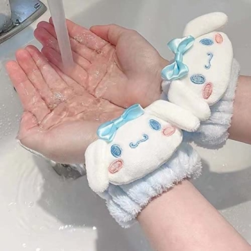 Cute Cartoon Microfiber Wrist Towels for Skincare