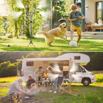 Homasky Adjustable Height Mister for Outdoor Cooling