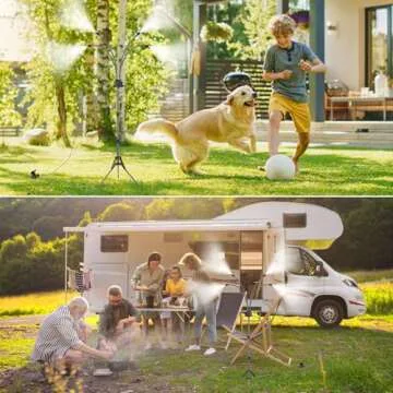 Homasky Adjustable Height Mister for Outdoor Cooling