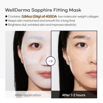 WELLDERMA Sapphire Collagen Face Mask 4 Pack