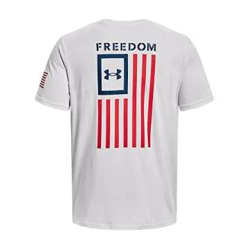 Under Armour Men's New Freedom Flag T-Shirt: Comfort & Style
