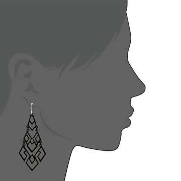 D EXCEED Women's Chic Drop Earrings - Gift Ready