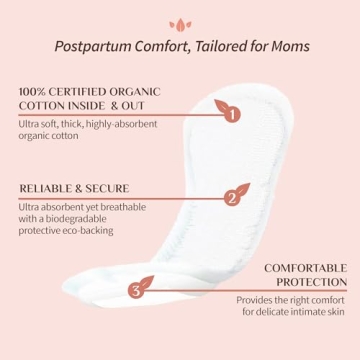 Organic Cotton Postpartum Pads for Comfortable Recovery