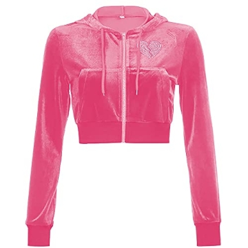 Stylish MISSACTIVER Women’s Velour Sweatsuit Set