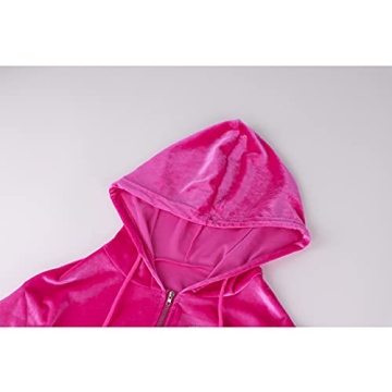 Stylish MISSACTIVER Women’s Velour Sweatsuit Set