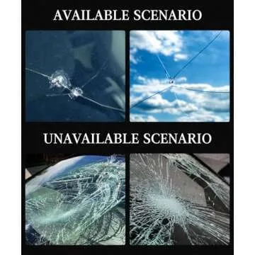 Windshield Crack Repair Kit, Rock Chip Repair Kit Windshield, Chipped Windshield Filler, Glass Chip Repair Kit Windshield, Windshield Repair Kit For Chips And Cracks, Fast Curing Unit With Type-C Port