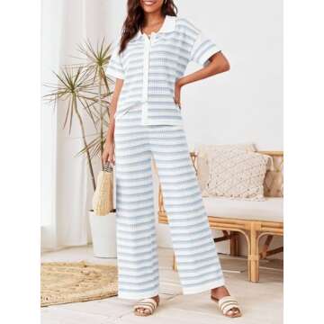 Tankaneo Women’s Striped Pajama Set for Ultimate Comfort